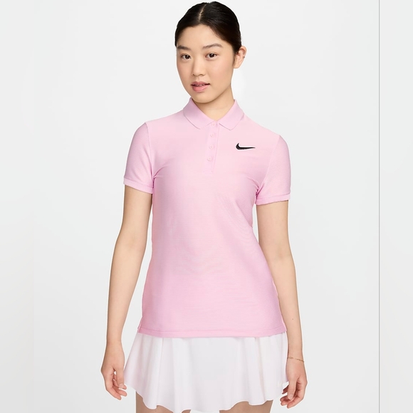 Nike Light Pink Polo Shirt - Picture 1 of 3